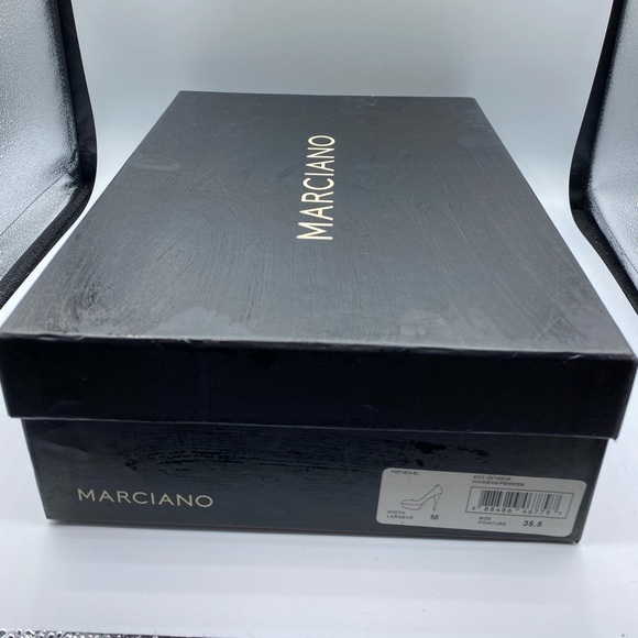 Marciano Sexy Gold Leather Heels - Picture 13 of 13